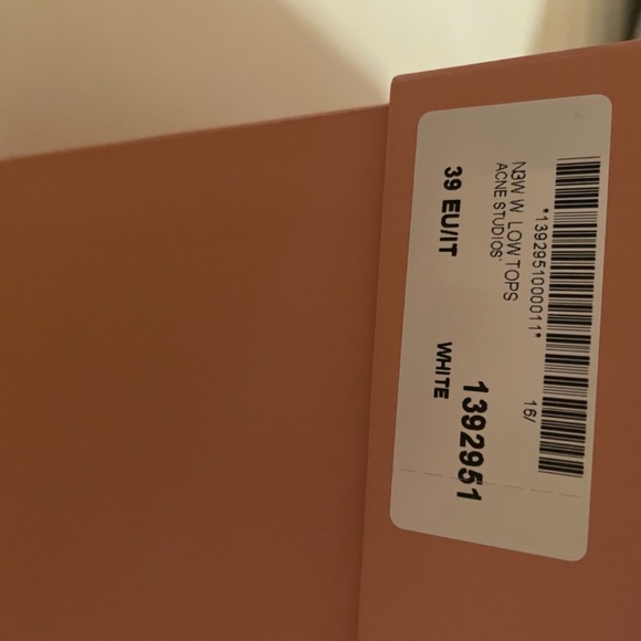 Acne Studio Shoes Size 39 EU 9 US Trailer Sneakers off white - Picture 5 of 6